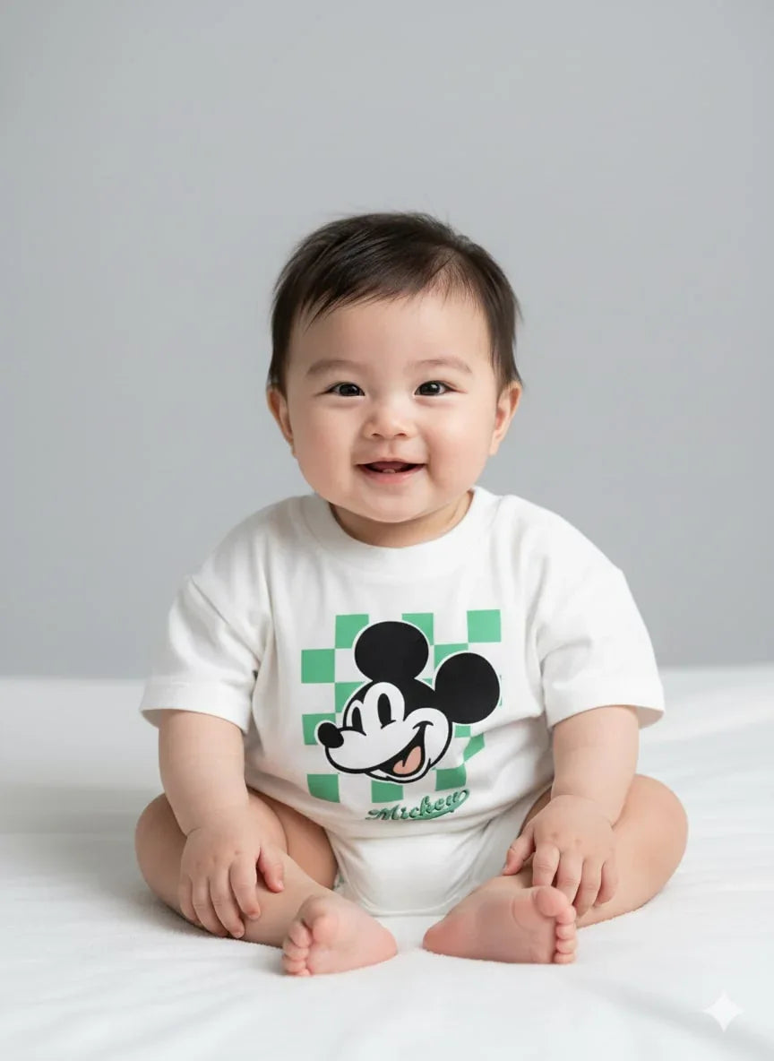 Babies T shirt Character Beige - Beads Clothing